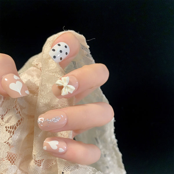 Milk Tea Mousse Bow